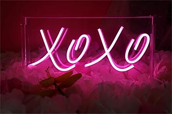 Brighten Up Your Wedding, Bar, and Home Atmosphere with Xoxo Lightbox LED Neon Sign.