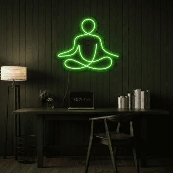 Brighten Up Your Yoga Studio, Home, or Wellness Space with the Versatile Yoga LED Neon Sign LED Neon Sign.