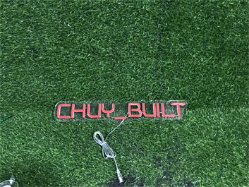 Elevate your office, bar ambiance, or next big event with the versatile Chliy Blily Custom LED Neon Sign.