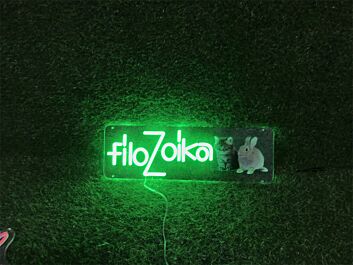 Elevate Your Space: Custom Filo Zoika Uv LED Neon Sign for Bars, Weddings, and Home Ambiance