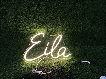 Brighten Up Your Space: Personalize Custom Eila LED Neon Sign for Home Decor, Office Vibes, and Special Occasions