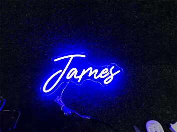 Brighten Up Your Space: Personalize Custom James LED Neon Sign Perfect for Bar, Home Decor, and Special Celebrations