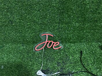 Elevate Your Office, Bar, or Wedding Ambiance with the Personalize Custom Joe LED Neon Sign