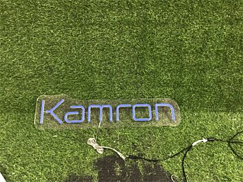 Brighten Up Your Space: Personalize Custom Kamron LED Neon Sign for Weddings, Bars, and Home Decor.