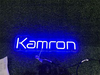 Brighten Up Your Space: Personalize Custom Kamron LED Neon Sign for Weddings, Bars, and Home Decor.
