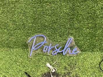 Brighten Up Your Space: Perfect for Home Garage, Office, or Man Cave Decor with Personalize Custom Porsche LED Neon Sign.