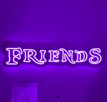 &#39;Friends&#39; neon sign