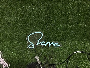 Brighten Your Special Day and Spaces: Personalize Custom Sverre LED Neon Sign for Weddings, Offices, and Home Decor.