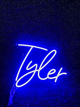 Brighten Your Space: Enhance Any Room, Office, or Event with Personalize Custom Tyler LED Neon Sign.