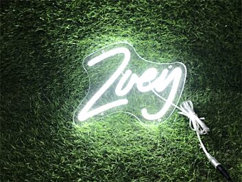 Elevate Your Space: Personalize Custom Zoey LED Neon Sign for Home, Office, Bars, and Memorable Weddings.