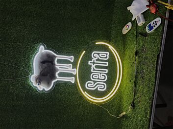 Brighten Up Weddings, Bars, and Home Decor with the Sheep Serta UV Printed LED Neon Sign.