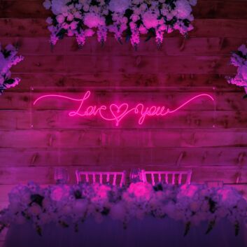 Love You Neon Sign