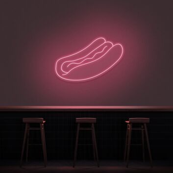 Hot Dog Neon Sign