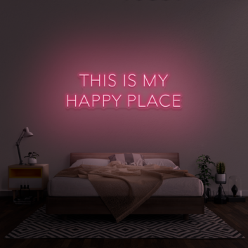 This Is My Happy Place Neon Sign