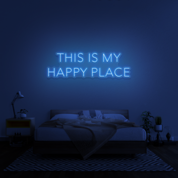 This Is My Happy Place Neon Sign