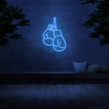Boxing Gloves Neon Sign
