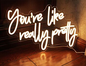 Brighten Up Your Space: Color Changeable You&#039;re Like Really Petty Neon Sign for Home, Office, and Party Decor
