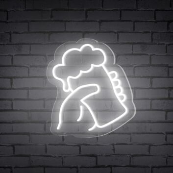 Brighten Up Your Bar, Store, or Man Cave with the Handheld Beer Glass Neon Bar Sign.