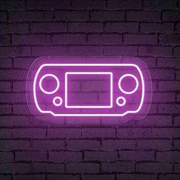 Brighten Up Your Gaming Room, Bar, or Teen's Bedroom with the Handheld Game Console Neon Sign.