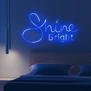 Brighten Any Space: Multicolor Shine Bright Words Magic Led Neon Sign for Home Decor, Office Ambiance, Store Displays, Bars, Weddings, and Parties.