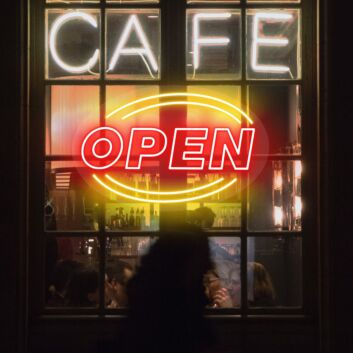 Brighten Up Your Business, Bar, or Storefront with the Vibrant Oval Neon Open Sign