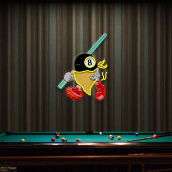 Elevate Your Game Room or Bar with Billiards Wall Art For Wall Led Uv Neon Sign Business Decor, Perfect for Adding a Vibrant Touch to Your Space.