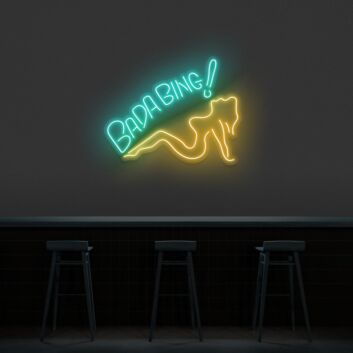 Customize Badabing!&#39; Neon Sign