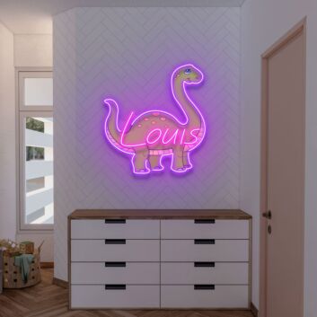 Custom Dinosaur Name LED Neon Sign