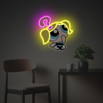 Elevate Your Space: Puzzled Bubble LED Neon Acrylic Artwork Perfect for Home Decor, Trendy Offices, and Chic Events.