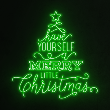 Have a Merry Little Christmas Neon Sign