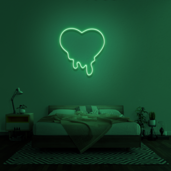 Melting Heart Neon Sign