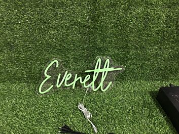 Brighten Your Office, Store, or Bar Ambiance with Everett Green LED Neon Sign