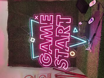 Level Up Your Gaming Room, Office, or Bar Ambiance with the Game Start LED Neon Sign