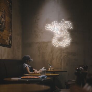 Elevate your bar, tropical-themed event or quirky home decor with the Spilled Coconut Water LED Neon Sign.
