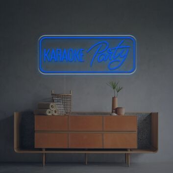 Brighten Your Nights: Perfect for Home, Bars, and Celebrations with the Karaoke Party LED Neon Sign.