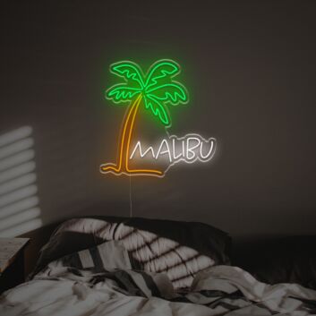 Malibu Palm Tree LED Neon Sign