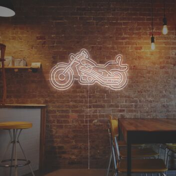 Rev Up Your Space: Vintage Motorcycle LED Neon Sign for Bar, Garage, and Man Cave Decor