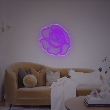 Rose Blossom LED Neon Sign