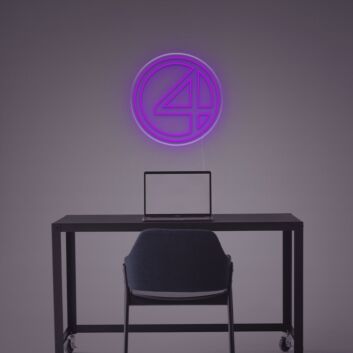 Light Up Your Space: Fantastic Four LED Neon Sign for Bars, Weddings, and Vibrant Home Decor
