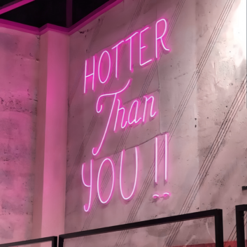 Hotter Than You Neon Sign Ignite Your Space with Irresistible Charm