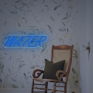 Brighten Up Your Space: Wavy Water LED Neon Sign - Perfect for Home Decor, Bars, Weddings, and Parties