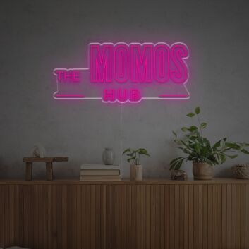 Brighten Your Bars, Weddings, and Home Décor with The Momos Hub LED Neon Sign.