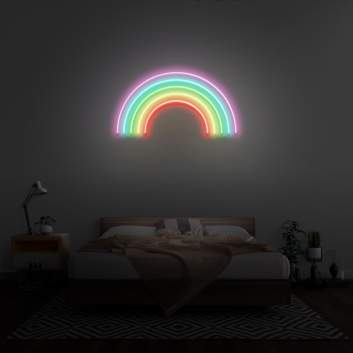 Rainbow Neon Sign