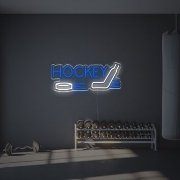 Elevate Your Sports Bar or Game Room Aesthetics with the Hockey LED Neon Sign