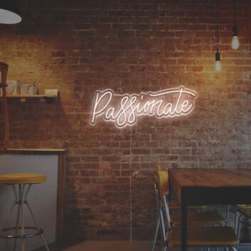 Brighten Up Your Bar, Wedding, and Home Decor with the Passionate LED Neon Sign.