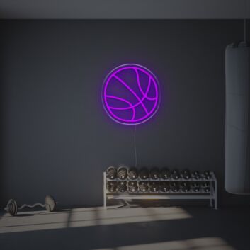 Elevate Your Game Room and Bar Atmosphere with the Basketball For Gym LED Neon Sign