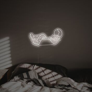 Brighten Your Space: Chilling Astrinaut LED Neon Sign for Home Decor, Office Vibes, and Party Illuminations.
