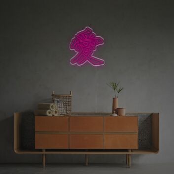 Elevates Weddings, Parties, and Romantic Evenings with the Radiant Chinese Character Love LED Neon Sign.