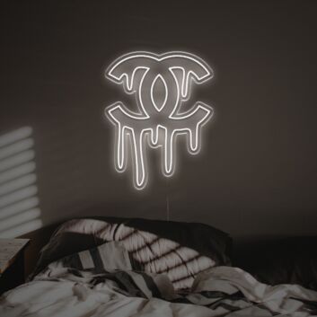 Melting Coco Monogram LED Neon Sign