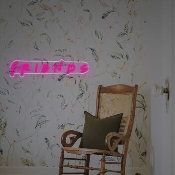 Brighten Your Gatherings and Spaces: Friends LED Neon Sign for Bars, Home Entertainment, and Office Decor.